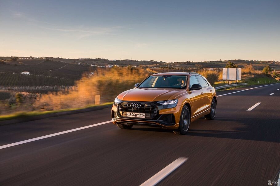 Тест драйв Audi Q8  купейный детонатор