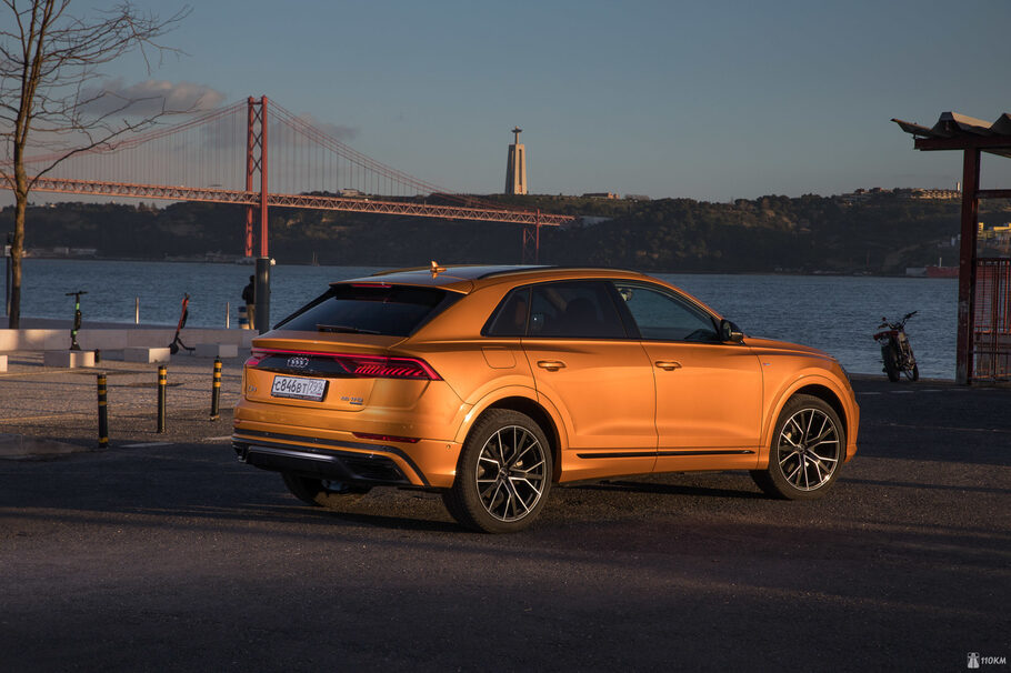 Тест драйв Audi Q8  купейный детонатор