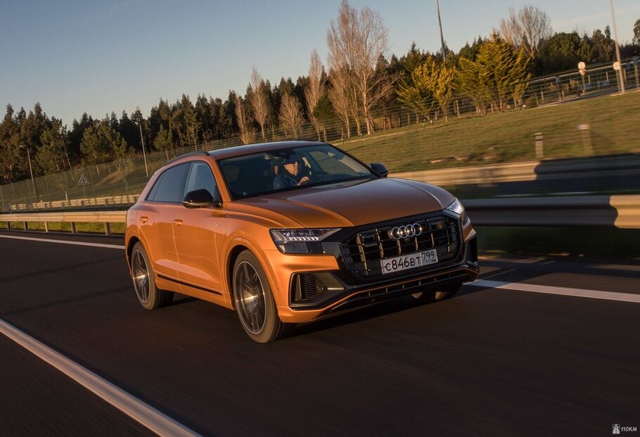 Тест драйв Audi Q8  купейный детонатор