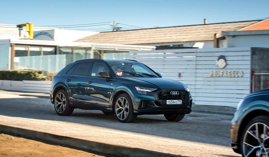 Тест драйв Audi Q8  купейный детонатор