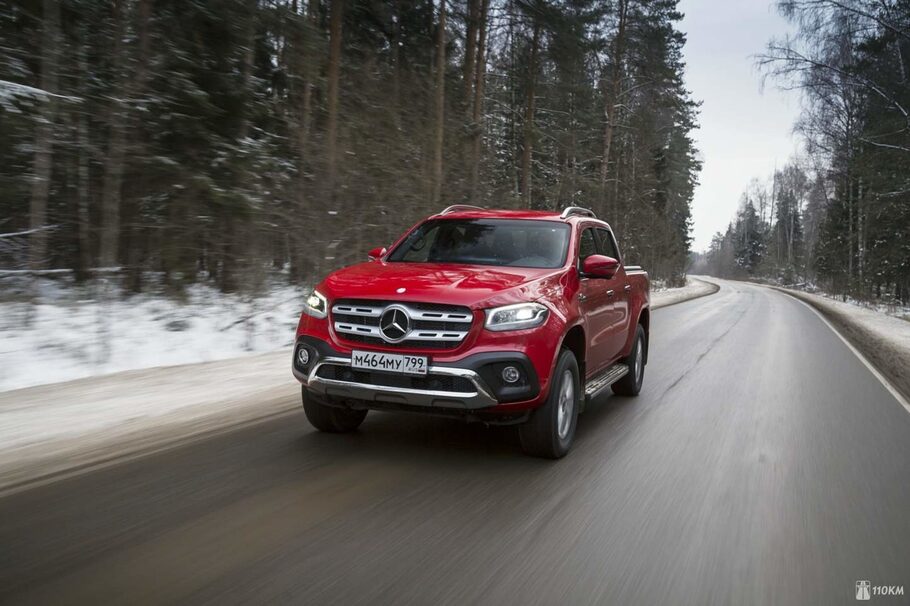 Тест драйв Mercedes Benz X 350d 4Matic  на всю силу