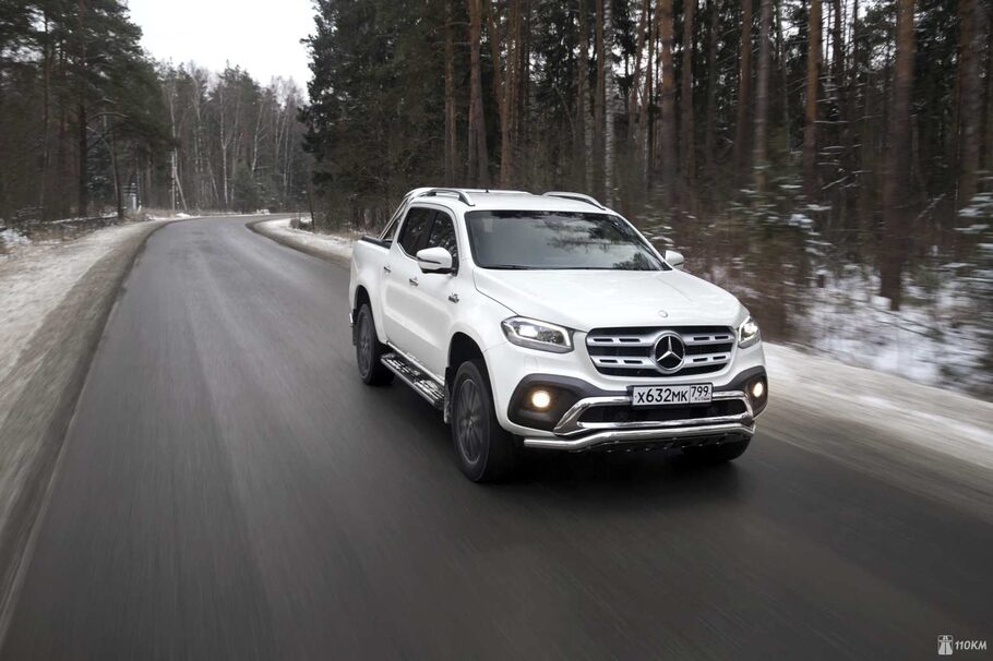 Тест драйв Mercedes Benz X 350d 4Matic  на всю силу