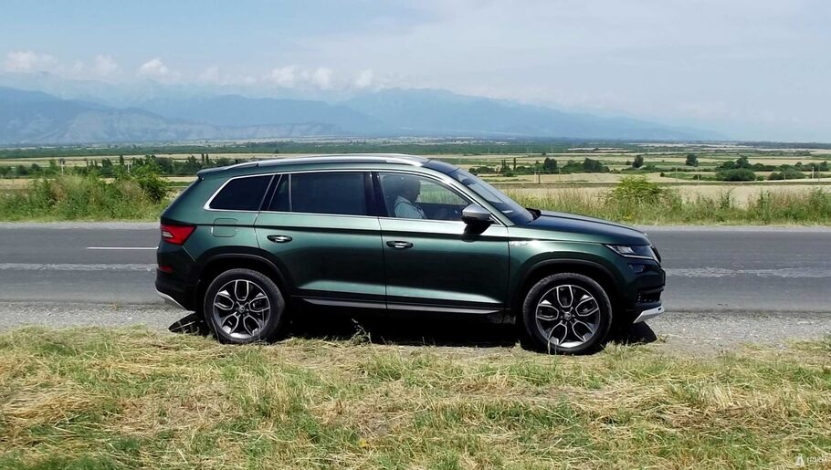 Тест драйв Skoda Kodiaq Scout  разведка дизелем