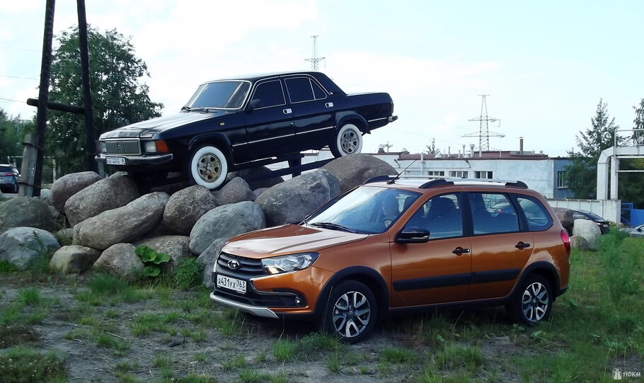 Тест драйв Lada Granta Cross  естественный отбор