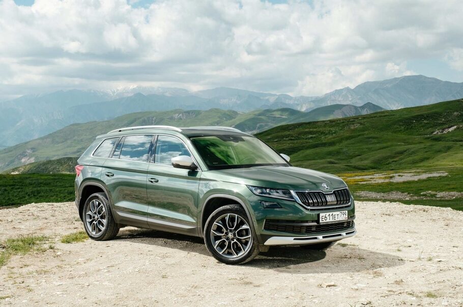 Тест драйв Skoda Kodiaq Scout  разведка дизелем