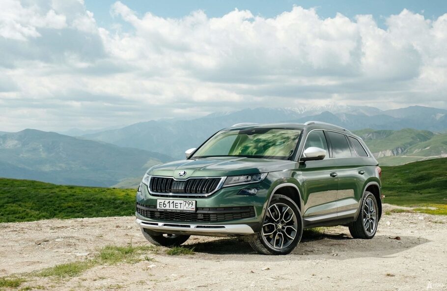 Тест драйв Skoda Kodiaq Scout  разведка дизелем