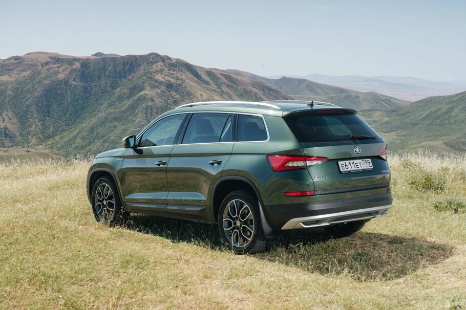 Тест драйв Skoda Kodiaq Scout  разведка дизелем