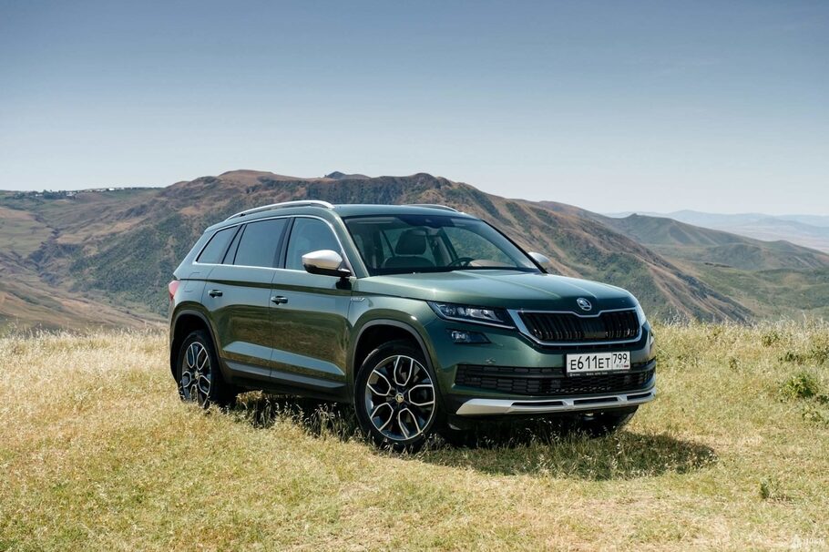 Тест драйв Skoda Kodiaq Scout  разведка дизелем