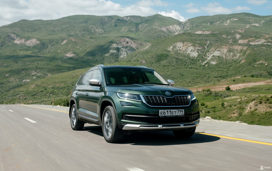 Тест драйв Skoda Kodiaq Scout  разведка дизелем