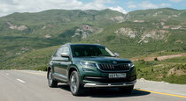 Тест драйв Skoda Kodiaq Scout  разведка дизелем