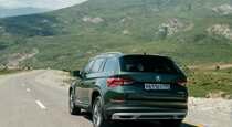 Тест драйв Skoda Kodiaq Scout  разведка дизелем