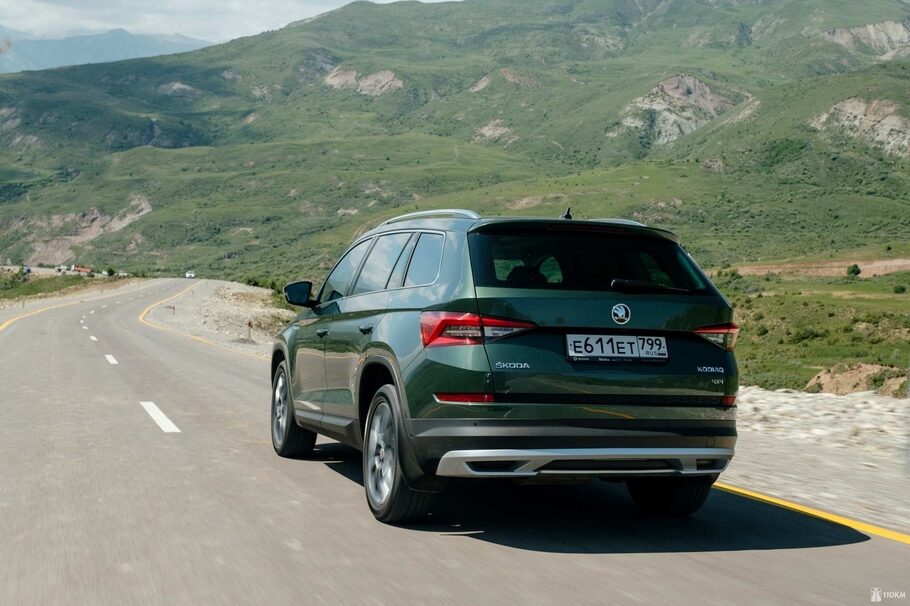 Тест драйв Skoda Kodiaq Scout  разведка дизелем