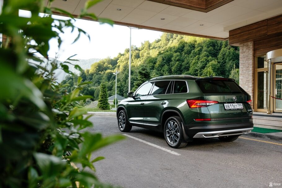 Тест драйв Skoda Kodiaq Scout  разведка дизелем