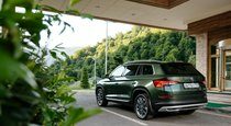 Тест драйв Skoda Kodiaq Scout  разведка дизелем