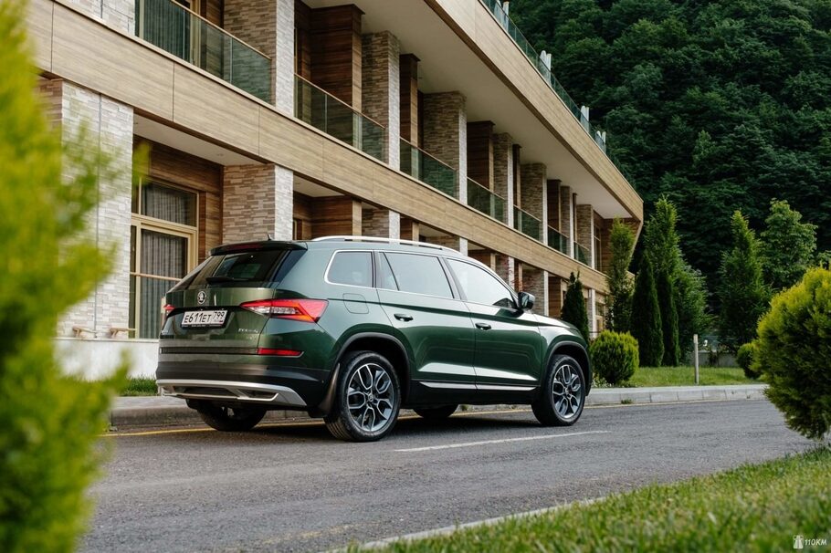 Тест драйв Skoda Kodiaq Scout  разведка дизелем