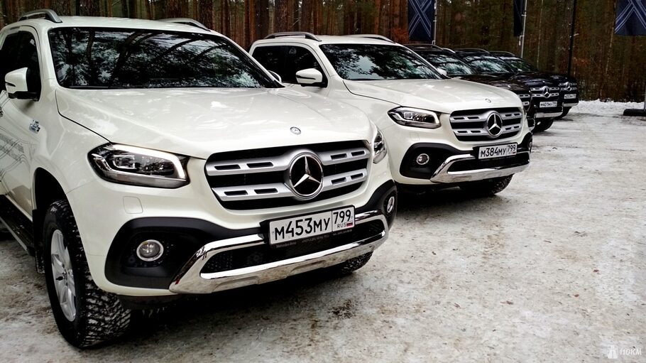 Тест драйв Mercedes Benz X 350d 4Matic  на всю силу