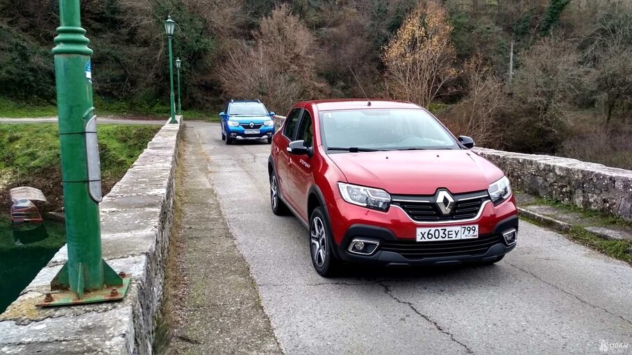 Тест драйв Renault Logan Sandero Stepway  с обвесом и вариатором