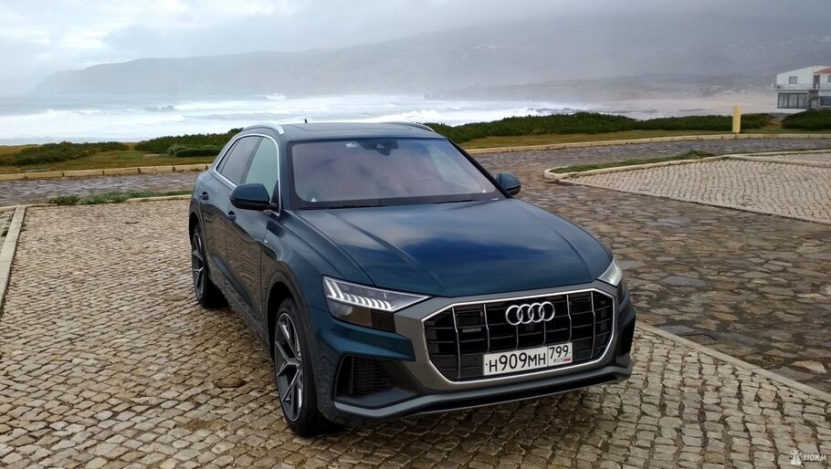 Тест драйв Audi Q8  купейный детонатор