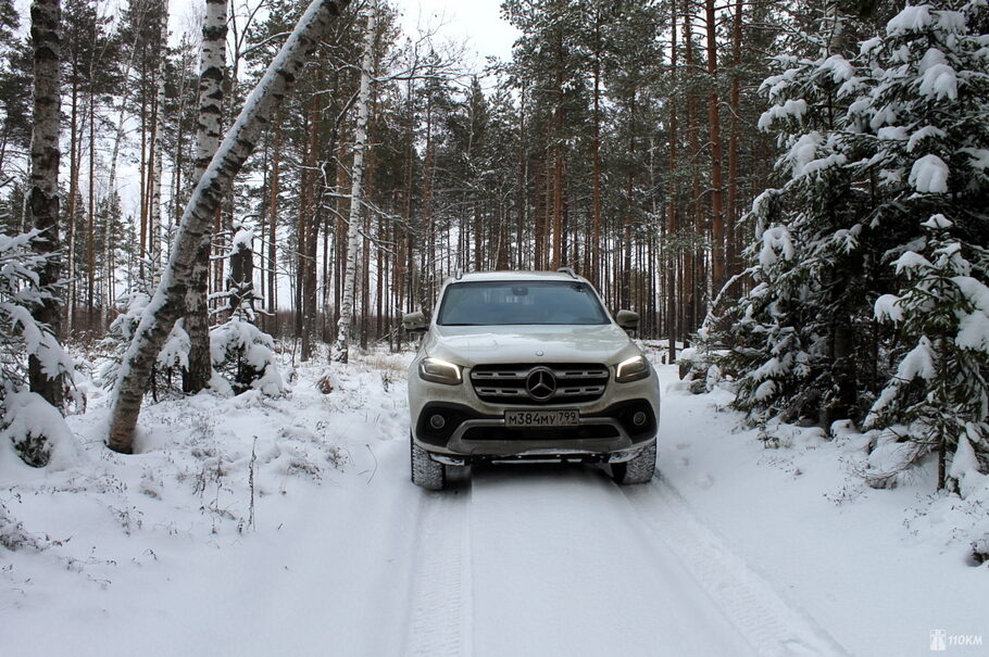 Тест драйв Mercedes Benz X 350d 4Matic  на всю силу