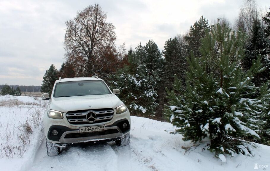 Тест драйв Mercedes Benz X 350d 4Matic  на всю силу