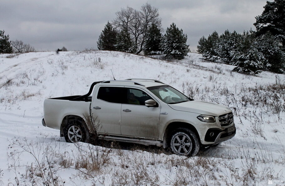 Тест драйв Mercedes Benz X 350d 4Matic  на всю силу