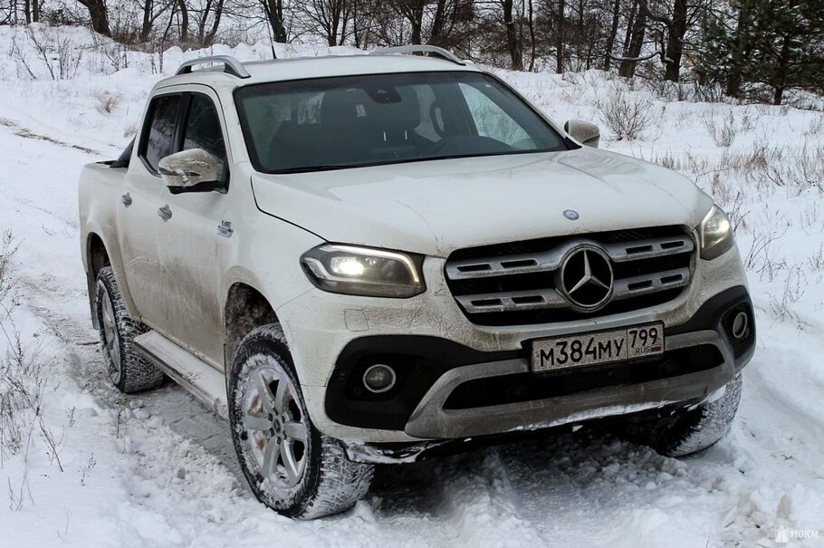 Тест драйв Mercedes Benz X 350d 4Matic  на всю силу