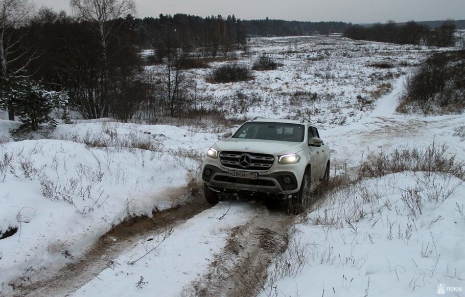 Тест драйв Mercedes Benz X 350d 4Matic  на всю силу