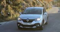 Тест драйв Renault Logan Sandero Stepway  с обвесом и вариатором