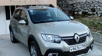 Тест драйв Renault Logan Sandero Stepway  с обвесом и вариатором