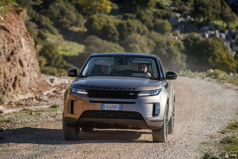 Тест драйв нового Range Rover Evoque  чистая линия