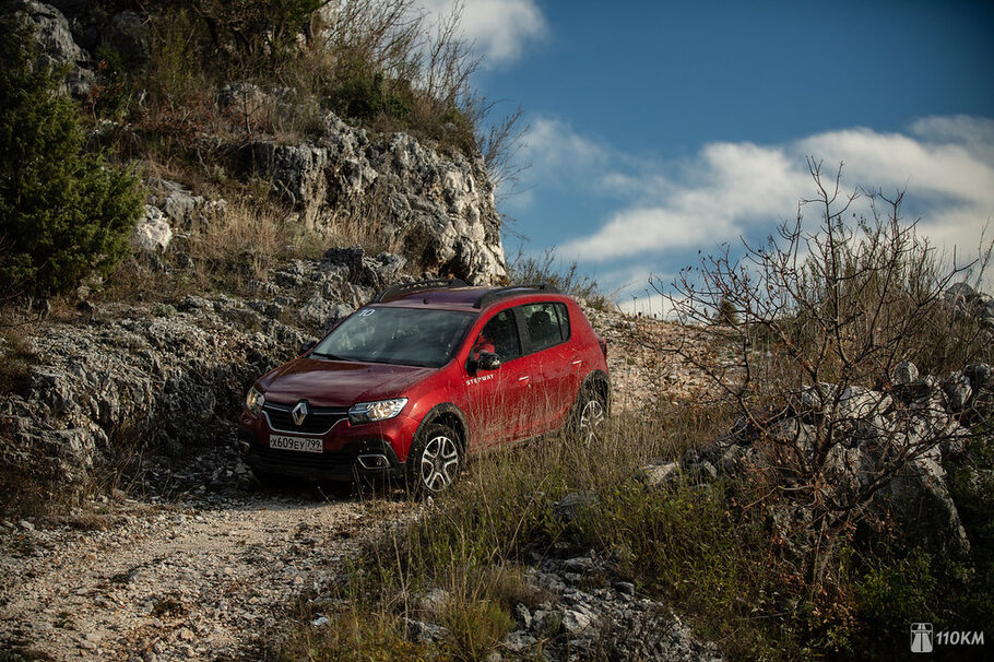 Тест драйв Renault Logan Sandero Stepway  с обвесом и вариатором