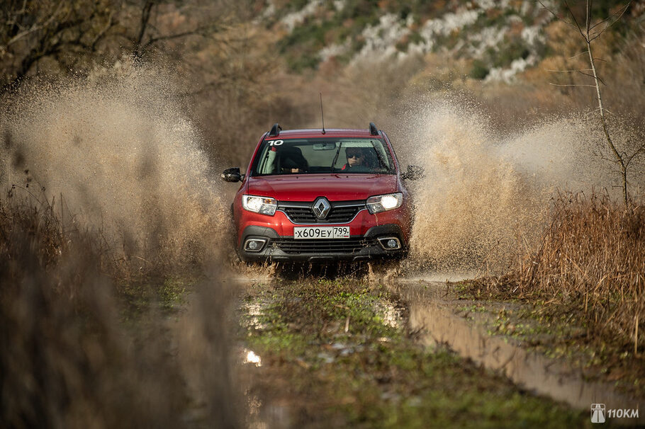 Тест драйв Renault Logan Sandero Stepway  с обвесом и вариатором