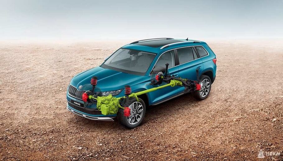 Тест драйв Skoda Kodiaq Scout  разведка дизелем