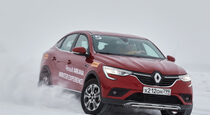 Зимний тест драйв Renault Arkana  коньки подпевают  звеня