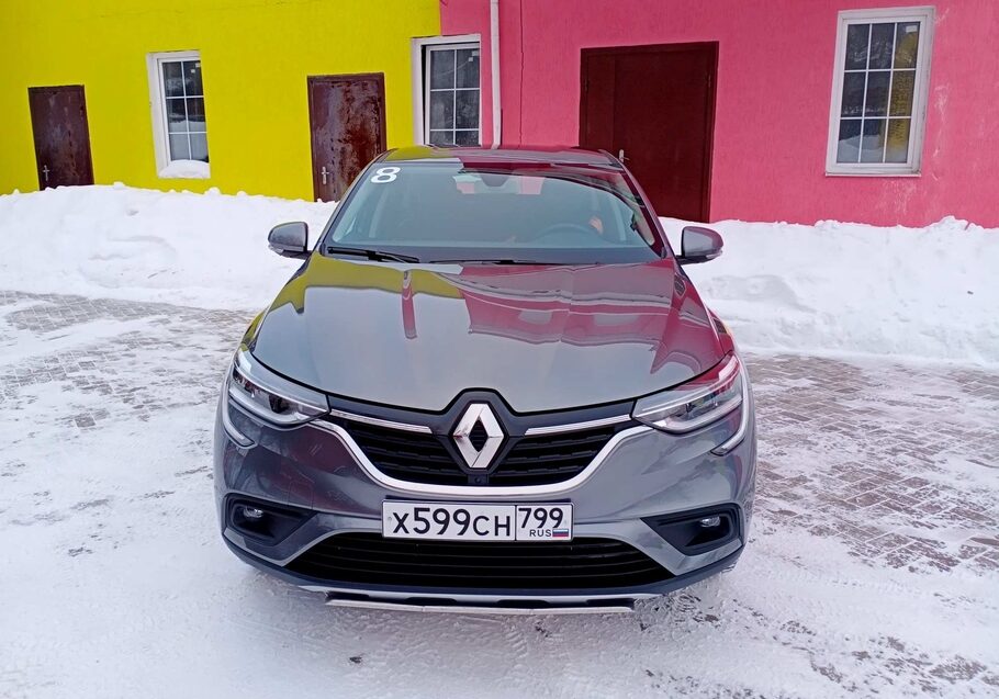 Зимний тест драйв Renault Arkana  коньки подпевают  звеня