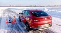 Зимний тест драйв Renault Arkana  коньки подпевают  звеня