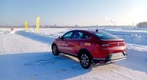 Зимний тест драйв Renault Arkana  коньки подпевают  звеня