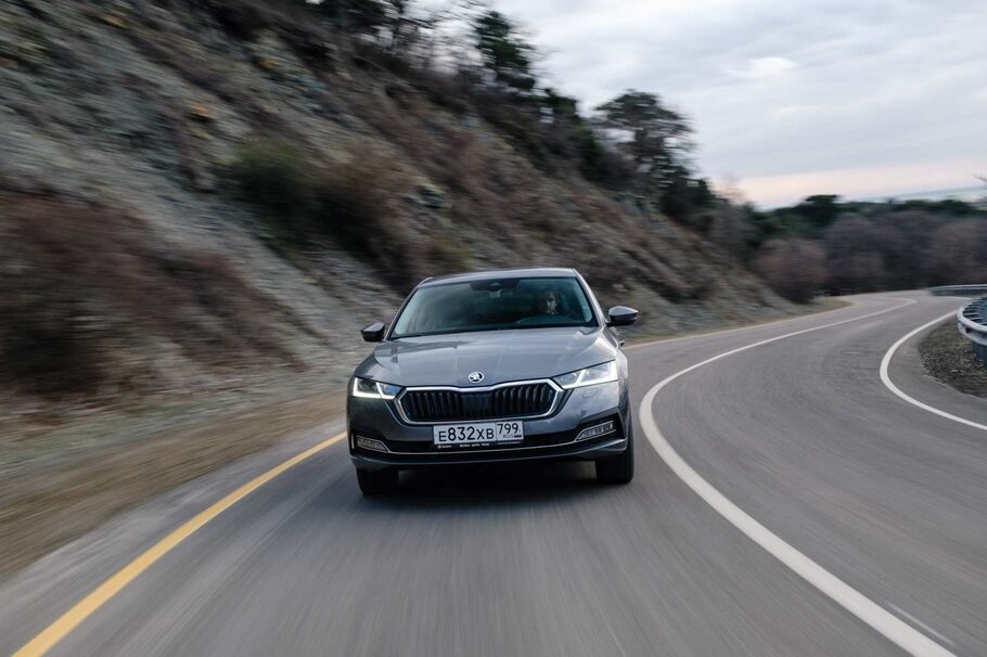 Тест драйв новой Skoda Octavia  тенденция  однако