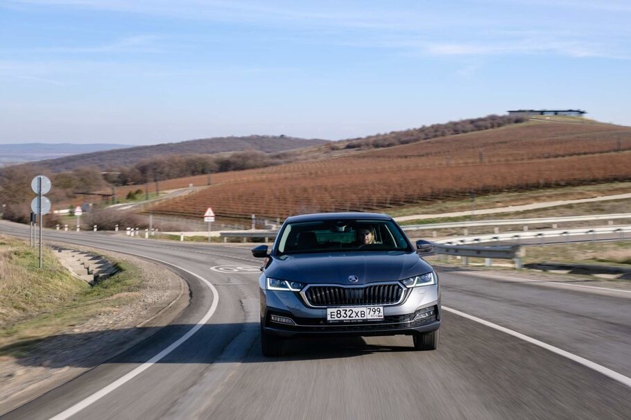 Тест драйв новой Skoda Octavia  тенденция  однако