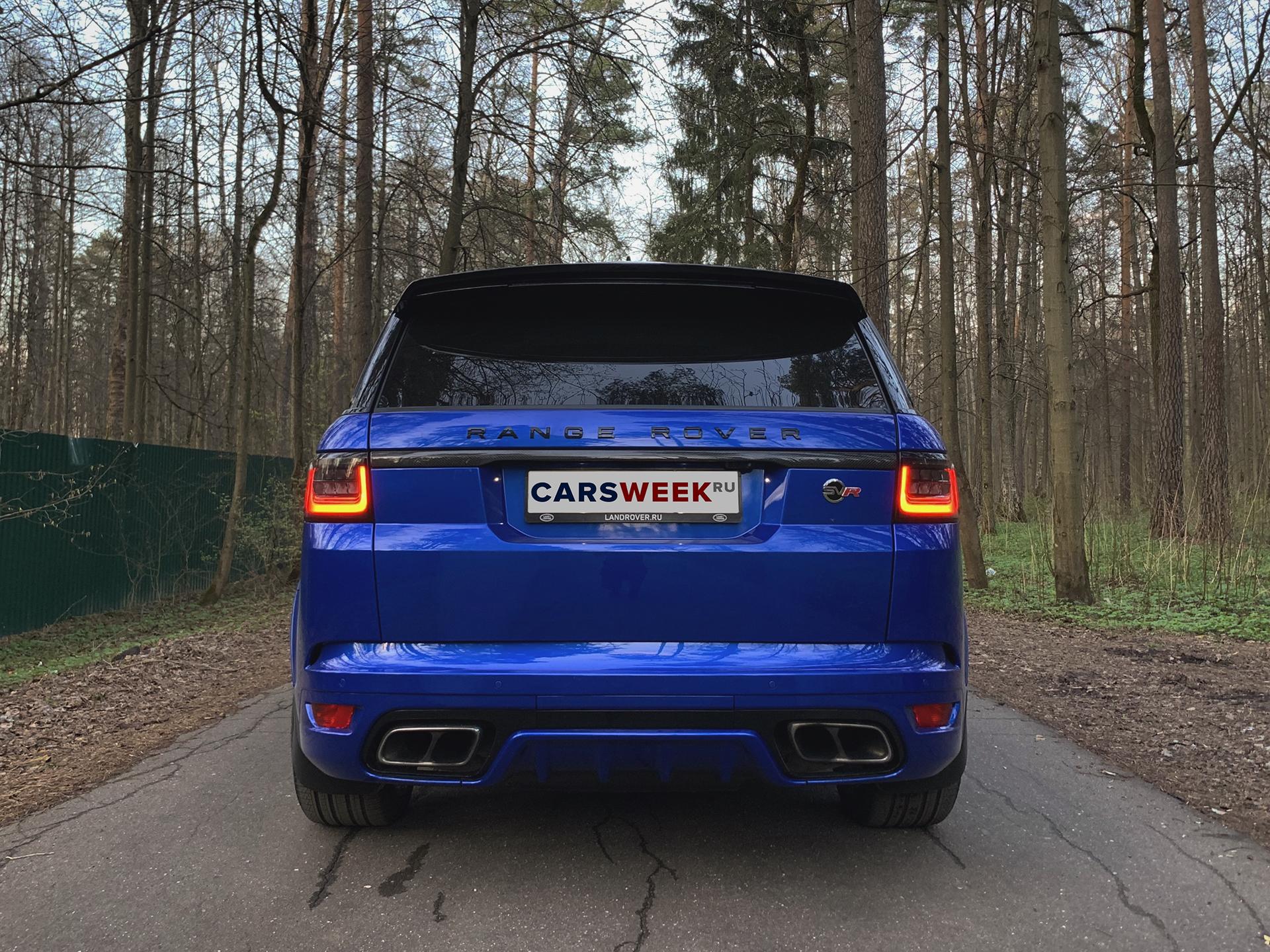 Концентрат: тест Range Rover Sport SVR